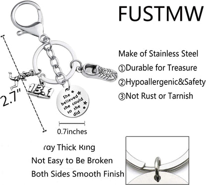 Runner Gifts Running Gift Runner Keychain Jewelry Running Gifts
