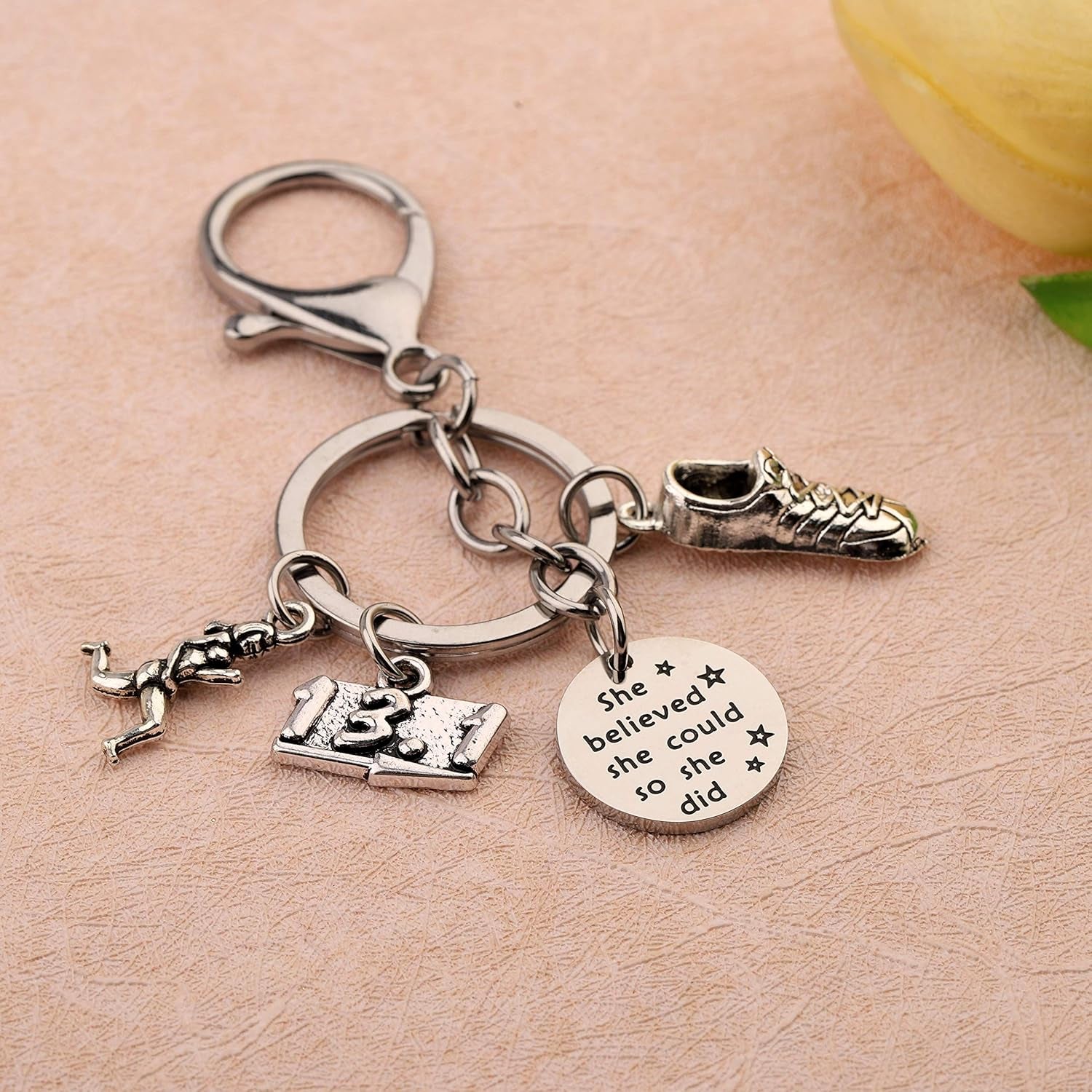 Runner Gifts Running Gift Runner Keychain Jewelry Running Gifts