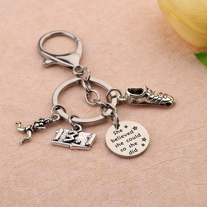 Runner Gifts Running Gift Runner Keychain Jewelry Running Gifts