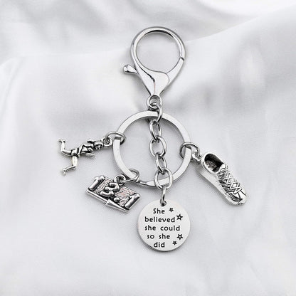 Runner Gifts Running Gift Runner Keychain Jewelry Running Gifts