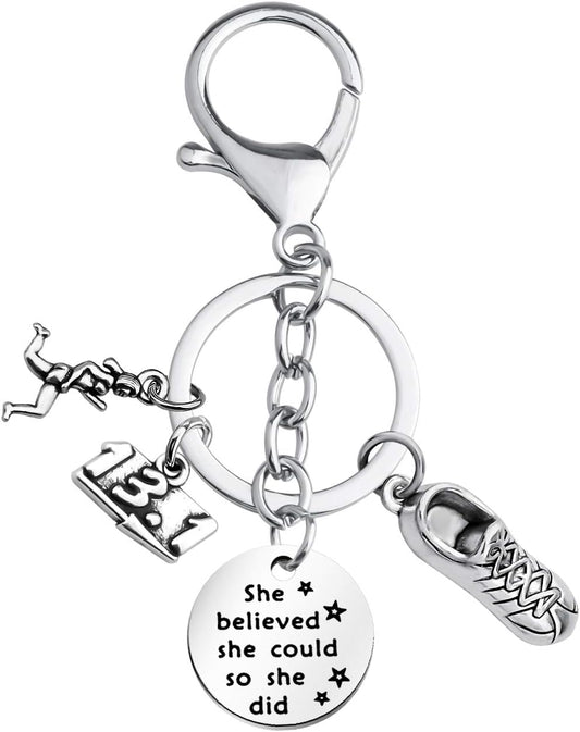 Runner Gifts Running Gift Runner Keychain Jewelry Running Gifts